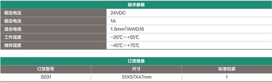 带指示灯8位转换端子台S031