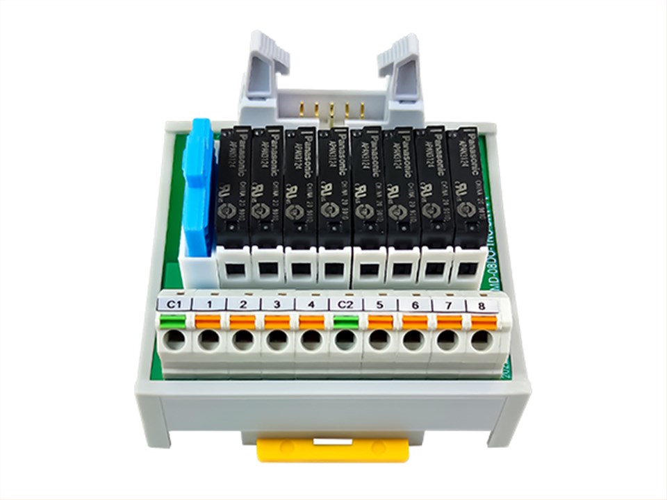 直插式继电器模组(SMD-8DO-1NO-DRY-FT)