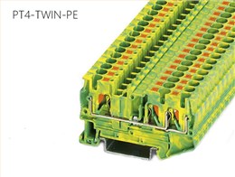 世麦德 直插式接地端子 PT4-TWIN-PE