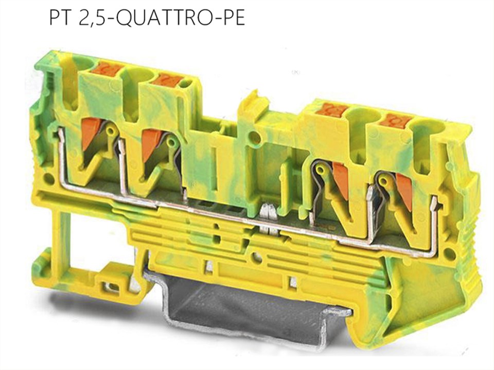世麦德 直插式接地端子 PT2.5-QUATTRO-PE