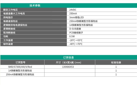 西门子-S7300A AI8 V RED